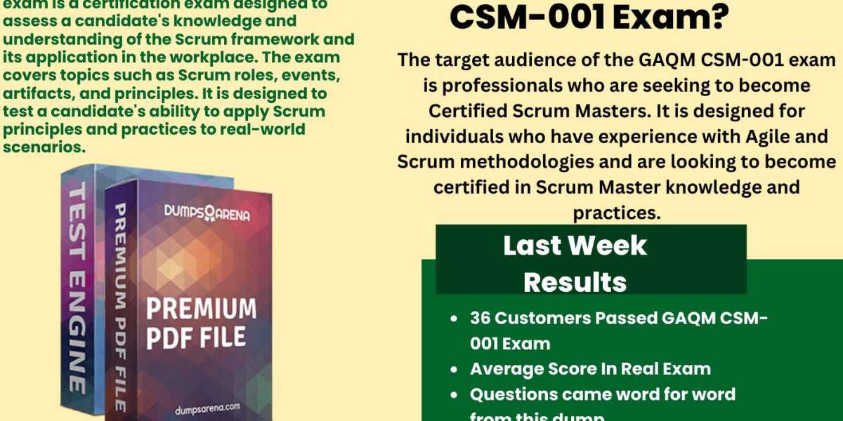 Download the Best CSM-001 Exam Dumps Dumps for Guaranteed Exam Success