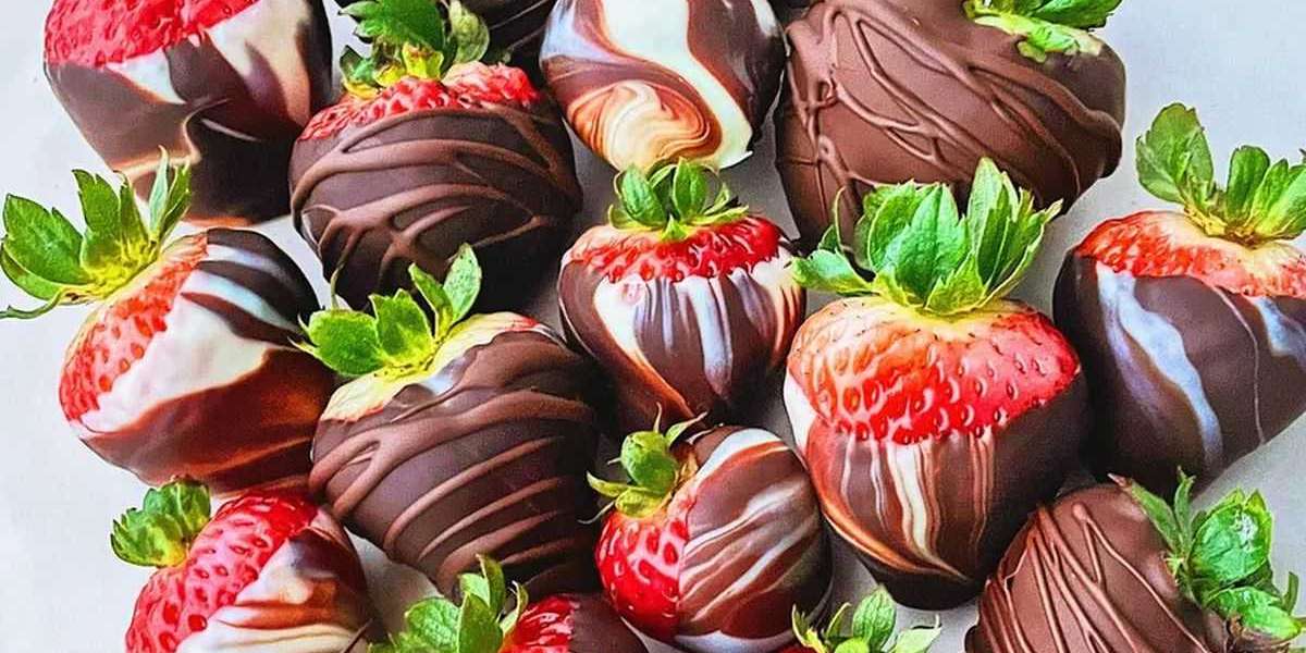 Refrigerate the strawberries for at least 30 minutes to allow the chocolate