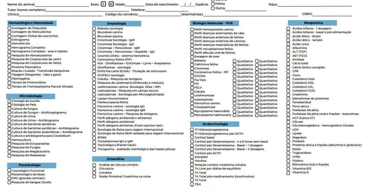 Servicio de diagnóstico veterinario