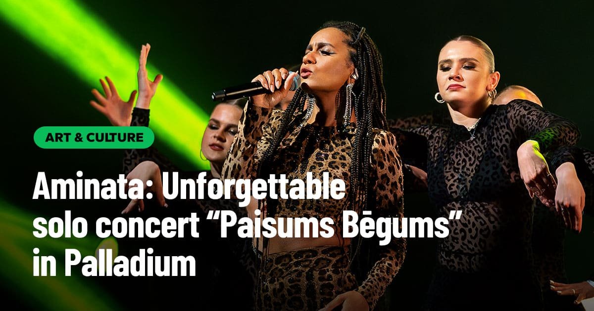 Aminata: Unforgettable solo concert "Paisums Bēgums" in Palladium